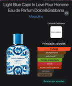 DG Light Blue Capri Love Masc EDP 100 ML